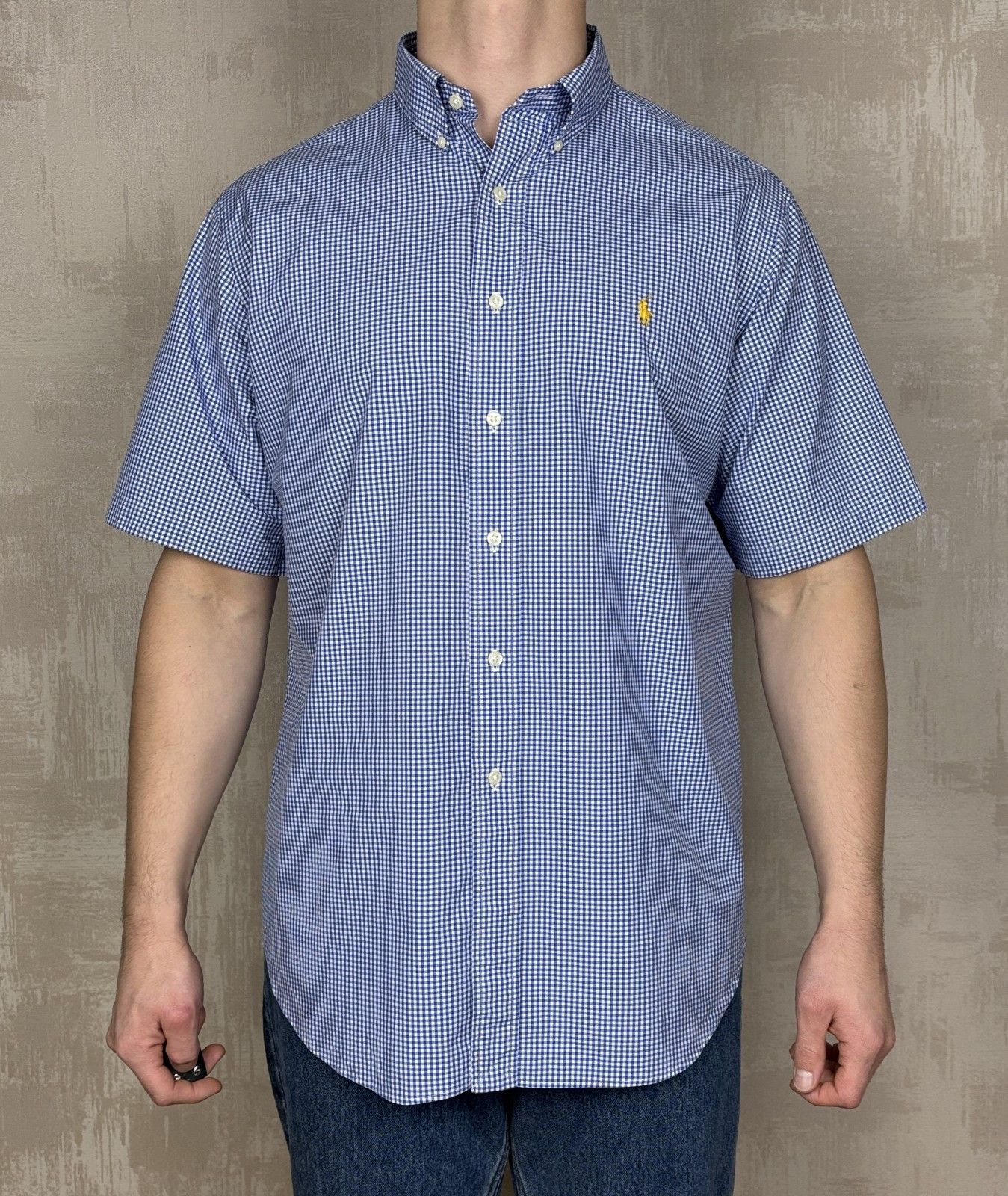 Polo Ralph Lauren Polo by Ralph Lauren Vintage Check Short Sleeve Shirt Size US XL / EU 56 / 4 - 2 Thumbnail