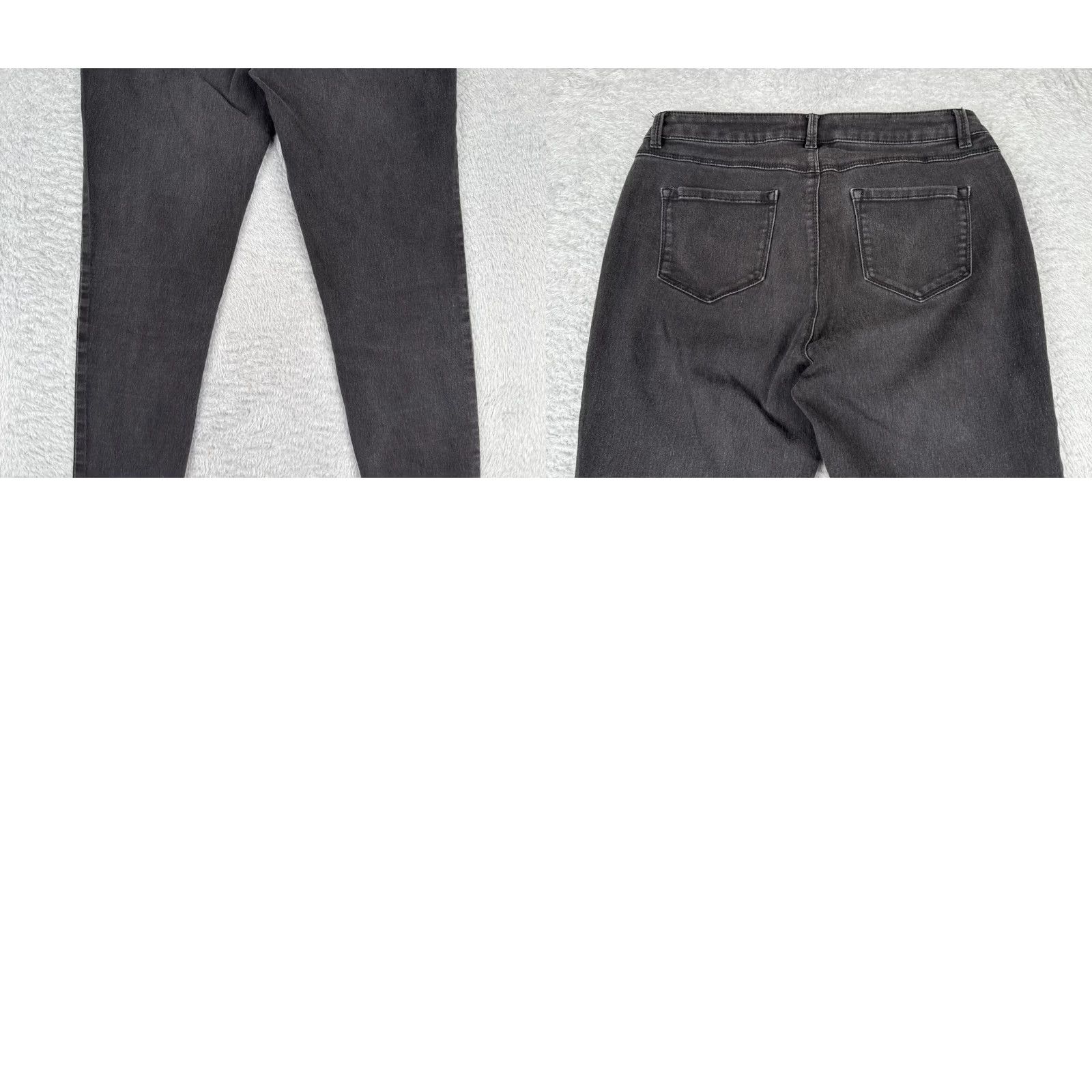 Vintage Blue Spice Jeans Juniors 13 Black Denim Skinny Mid Rise Cotton Blend 30x27 Size 34" / US 12 / IT 48 - 10 Thumbnail