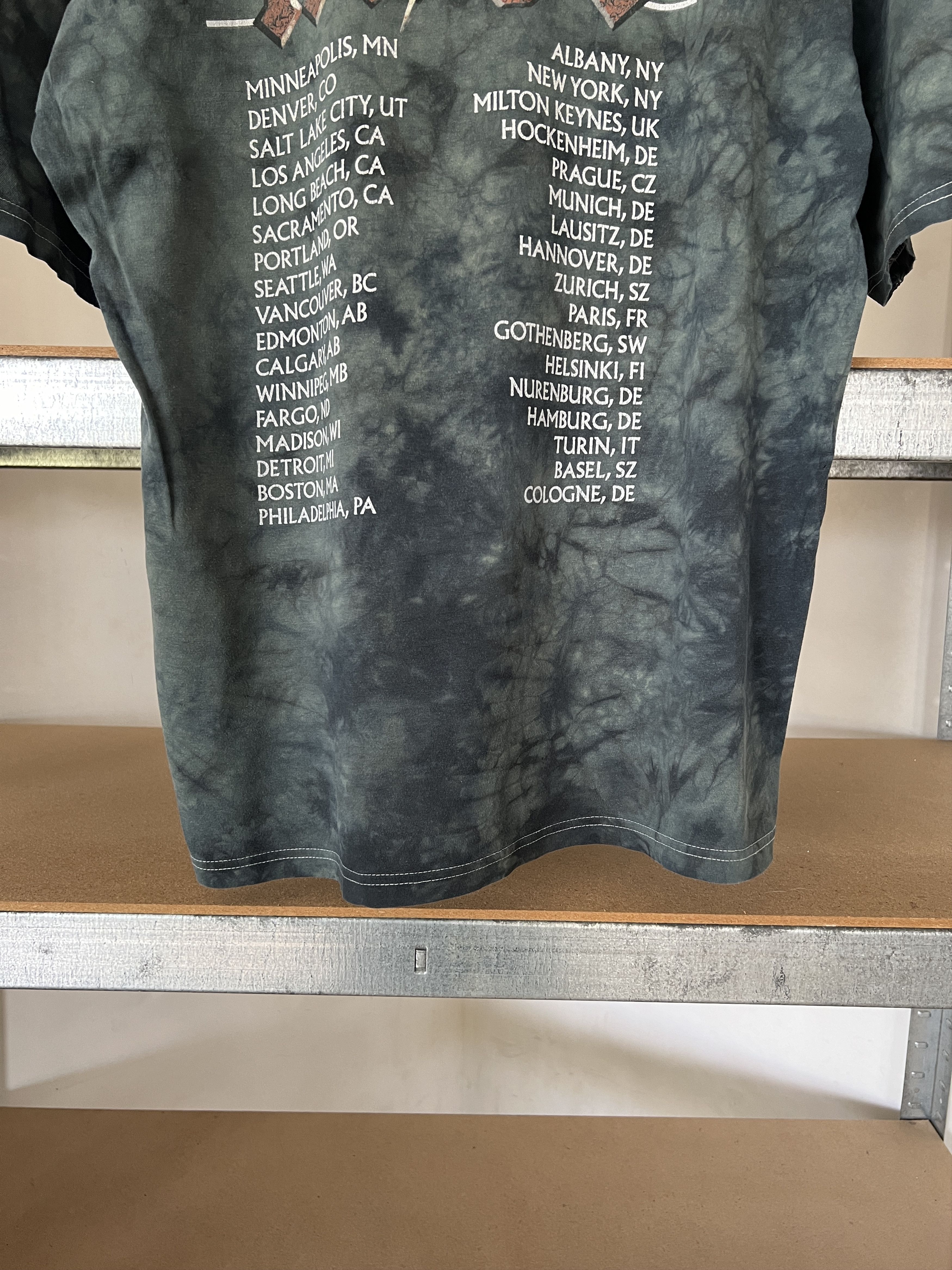 Band Tees Vintage 2001 AC/DC Rock Band Tour Tie Dye T-shirt Size US M / EU 48-50 / 2 - 20 Thumbnail