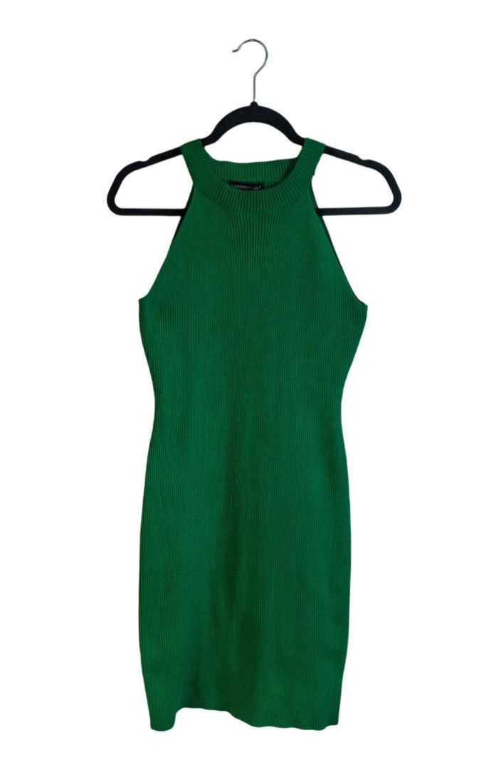 Other Green Form Fitting Sleeveless Knit Type Dress Size M / US 6-8 / IT 42-44 - 1 Thumbnail