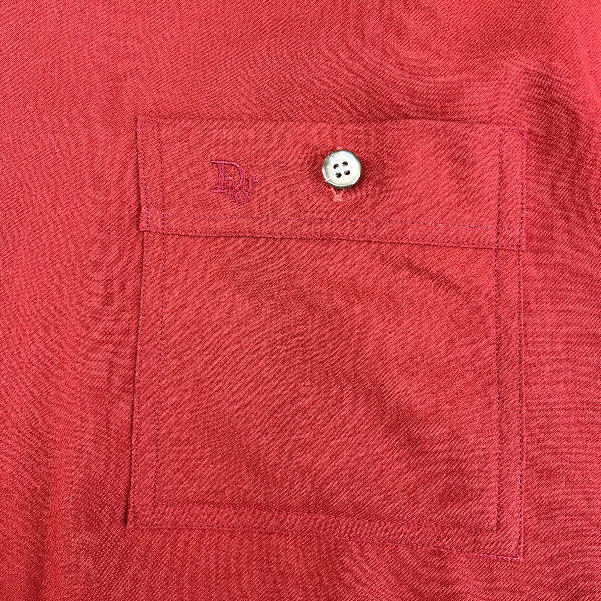 Dior Vintage Christian Dior Monsieur Button Up Shirt Red Size US L / EU 52-54 / 3 - 4 Thumbnail