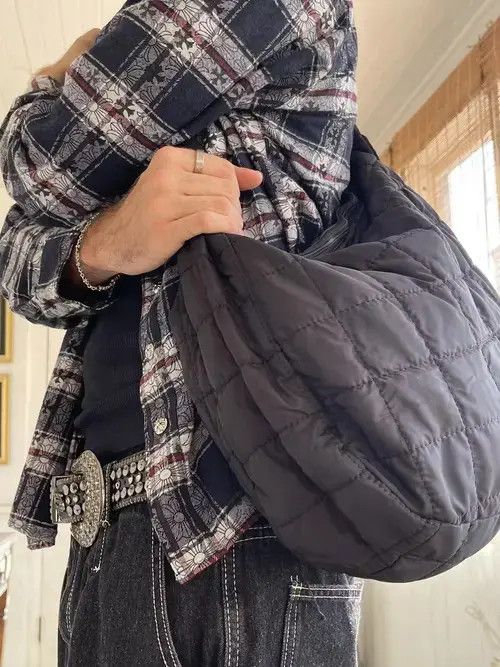 Individualized Shirts × Vintage Mesh Puffy Crossbody Bag Size ONE SIZE - 3 Thumbnail