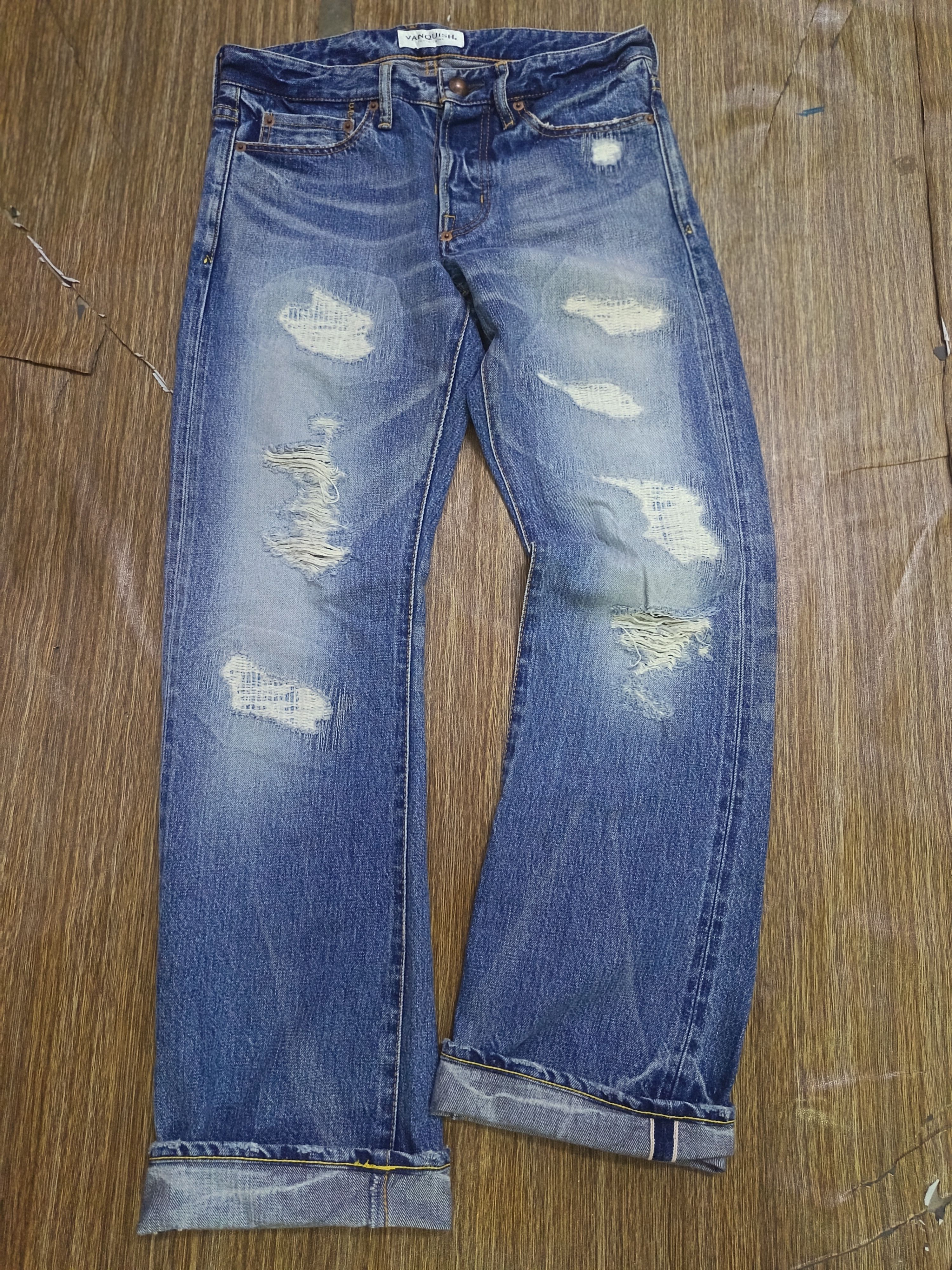 Vanquish Distressed Vanquish selvedge Size 31" - 1 Thumbnail