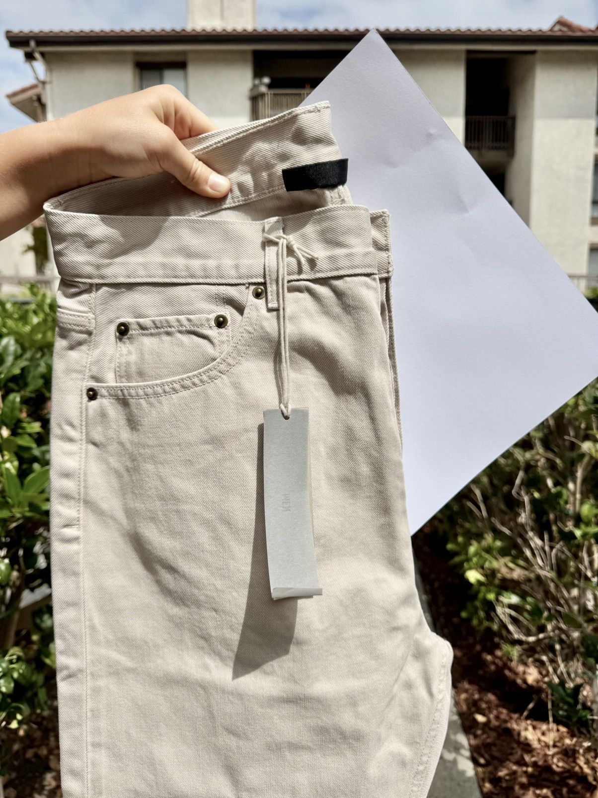 Fear of God NEW w/TAGS FEAR OF GOD ESSENTIALS straight-leg jeans Sz 31 Size US 30 / EU 46 - 17 Thumbnail
