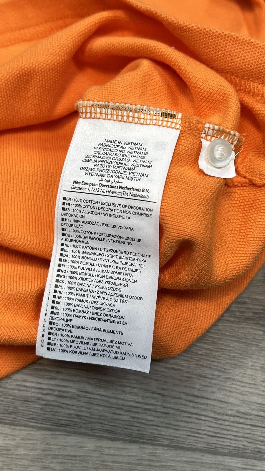 Nike Nike athletic dept Orange Standard Fit Tennis Polo Shirt Size US L / EU 52-54 / 3 - 9 Thumbnail