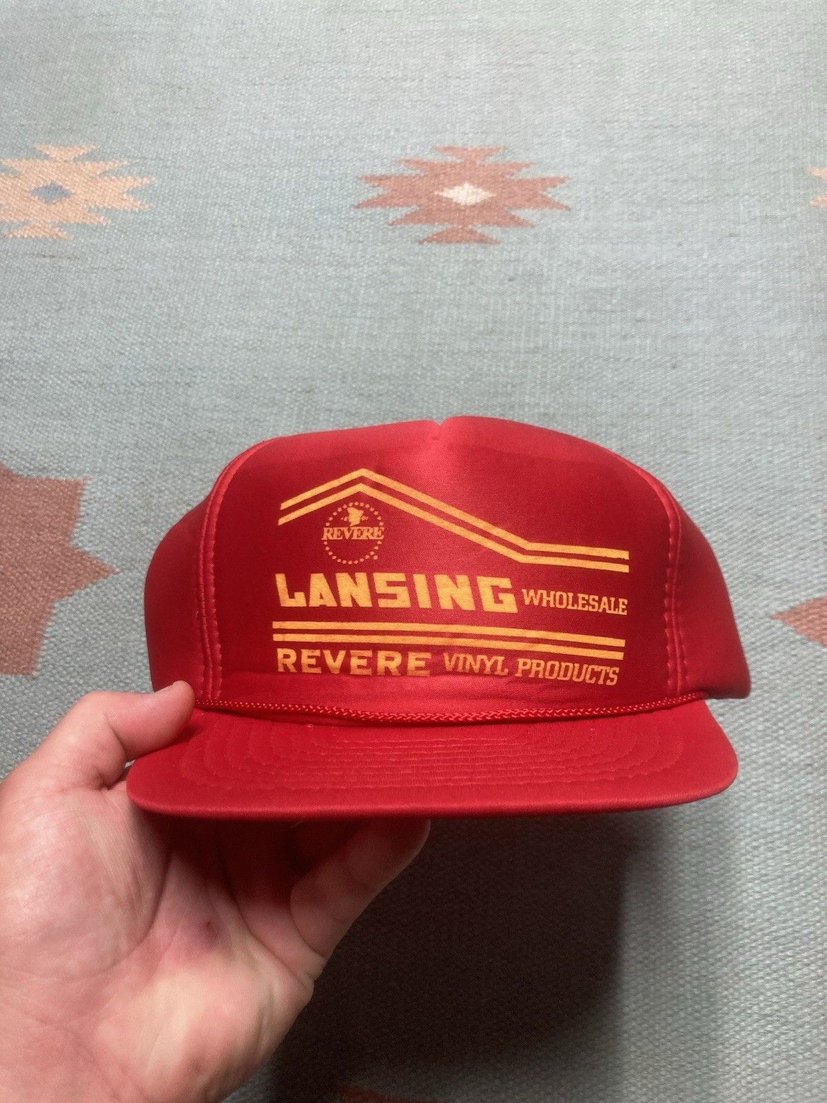 Vintage SnapBack hat Lansing wholesale revere vinyl product Michigan Size ONE SIZE - 2 Thumbnail