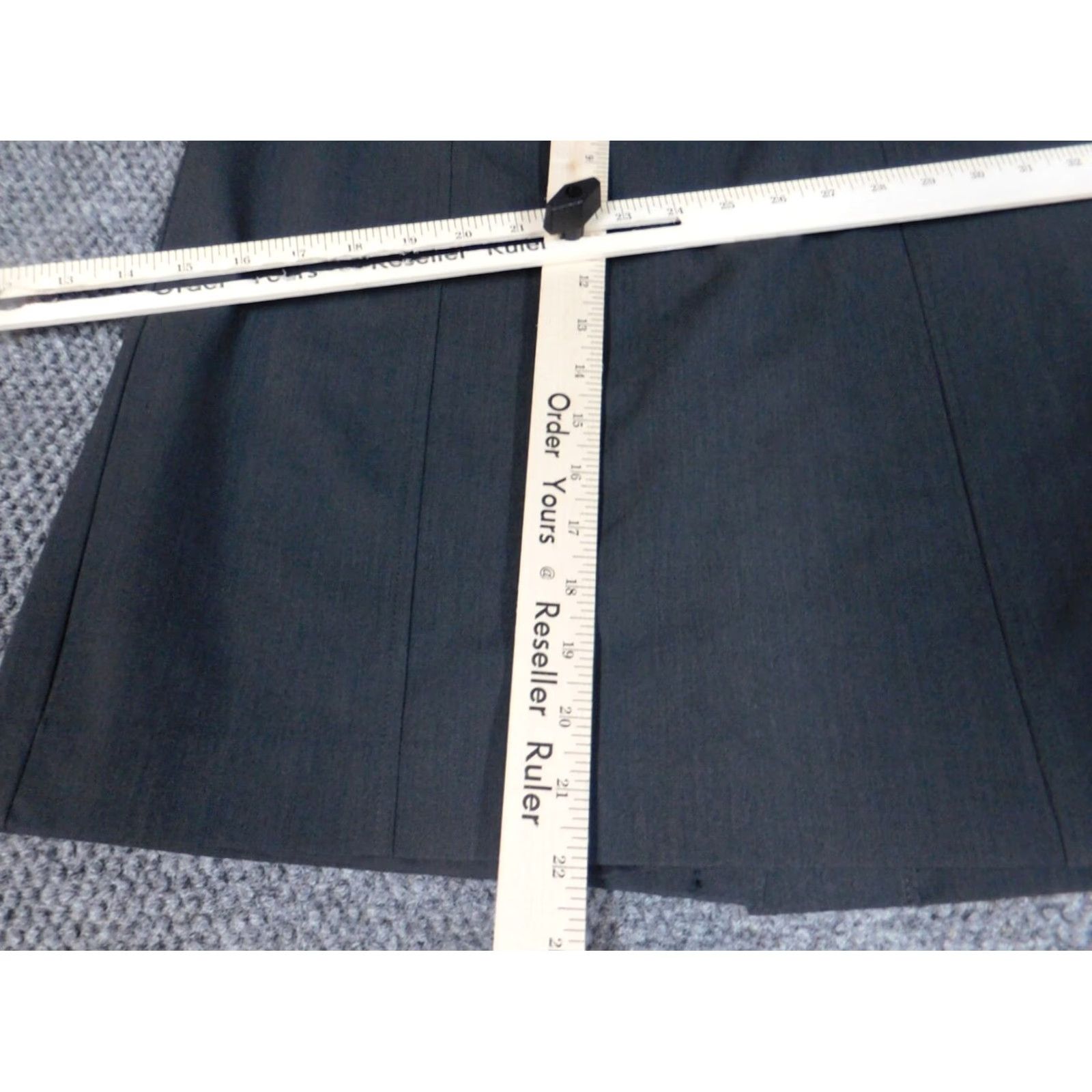 Apt. 9 Apt 9 Skirt Womens Knee Length A-Line Zip Gray 10 Regular Knit Polyester Ruffle Lined Mid Rise Modern Casual Size 32" / US 10 / IT 46 - 5 Thumbnail