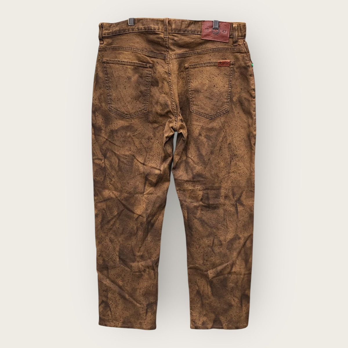 JNCO LRG Mudwash Painted Pants Grunge Fashion Straight Leg Size US 34 / EU 50 - 2 Thumbnail