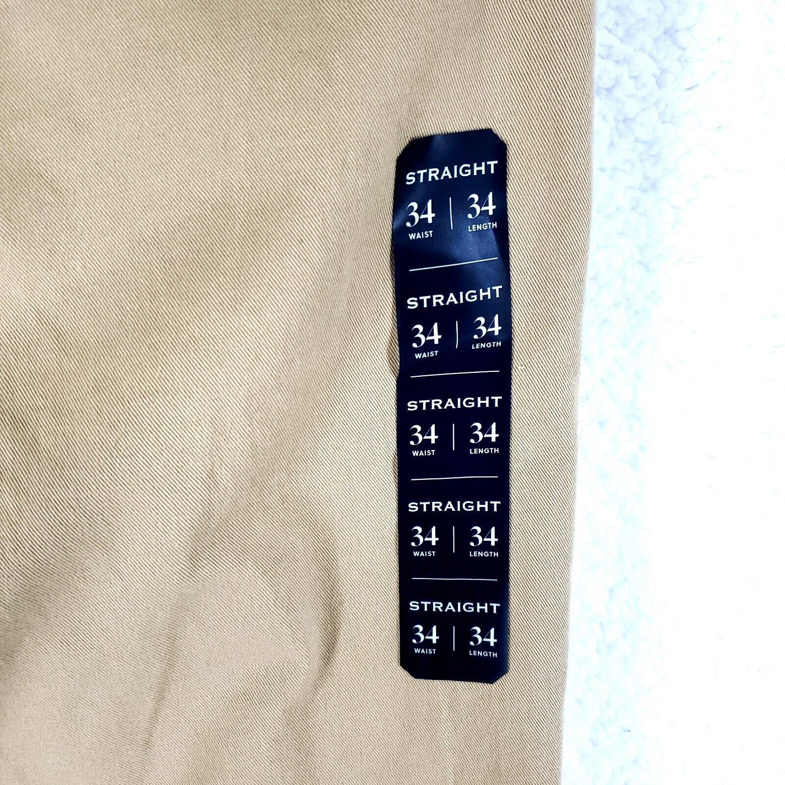 J.Crew NEW J Crew Flex Straight Cotton Chino Pants Tan 35/34 Mid Ri Size US 35 - 3 Thumbnail