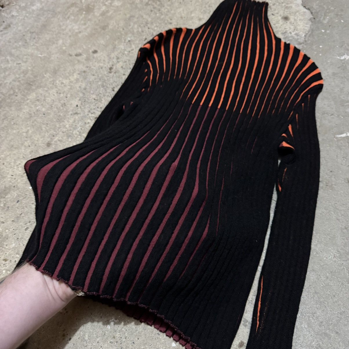 Issey Miyake × Japanese Brand × Pleats Please Issey Miyake Vintage issey Miyake pleats please crewneck turtleneck top Size M / US 6-8 / IT 42-44 - 2 Thumbnail