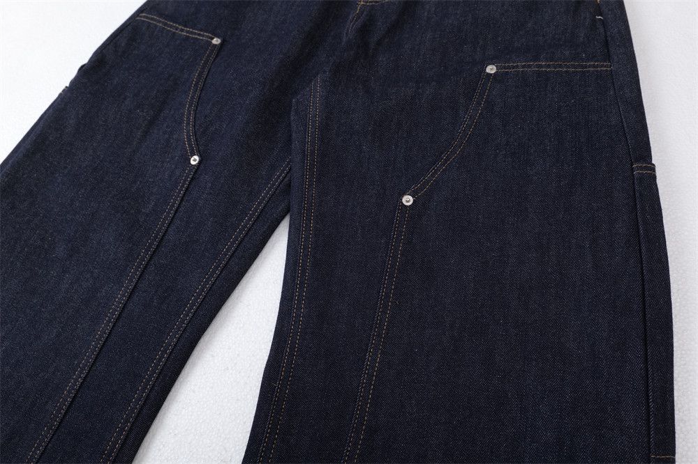 Jean Trendy high street workwear multi-pocket scimitar jeans Size US 32 / EU 48 - 6 Thumbnail