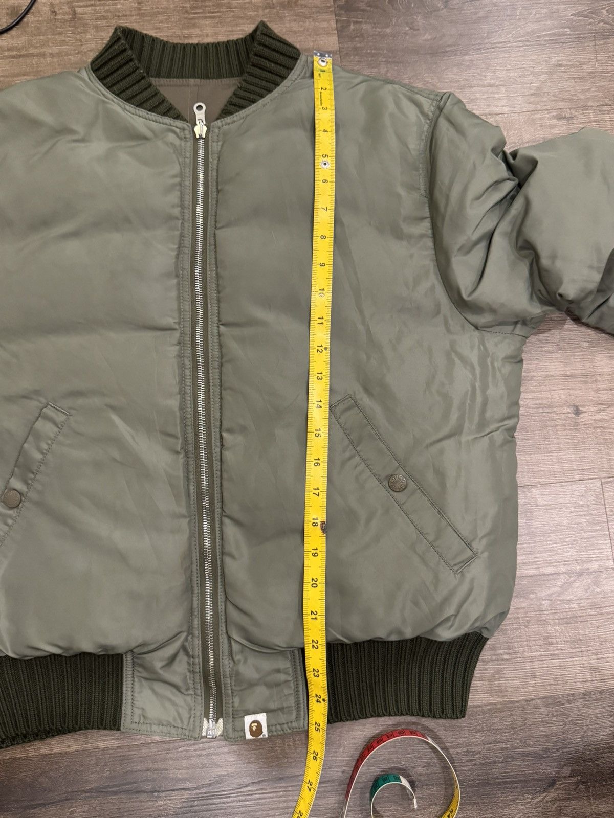 Bape A Bathing Ape Green Bomber Jacket Size US M / EU 48-50 / 2 - 22 Thumbnail