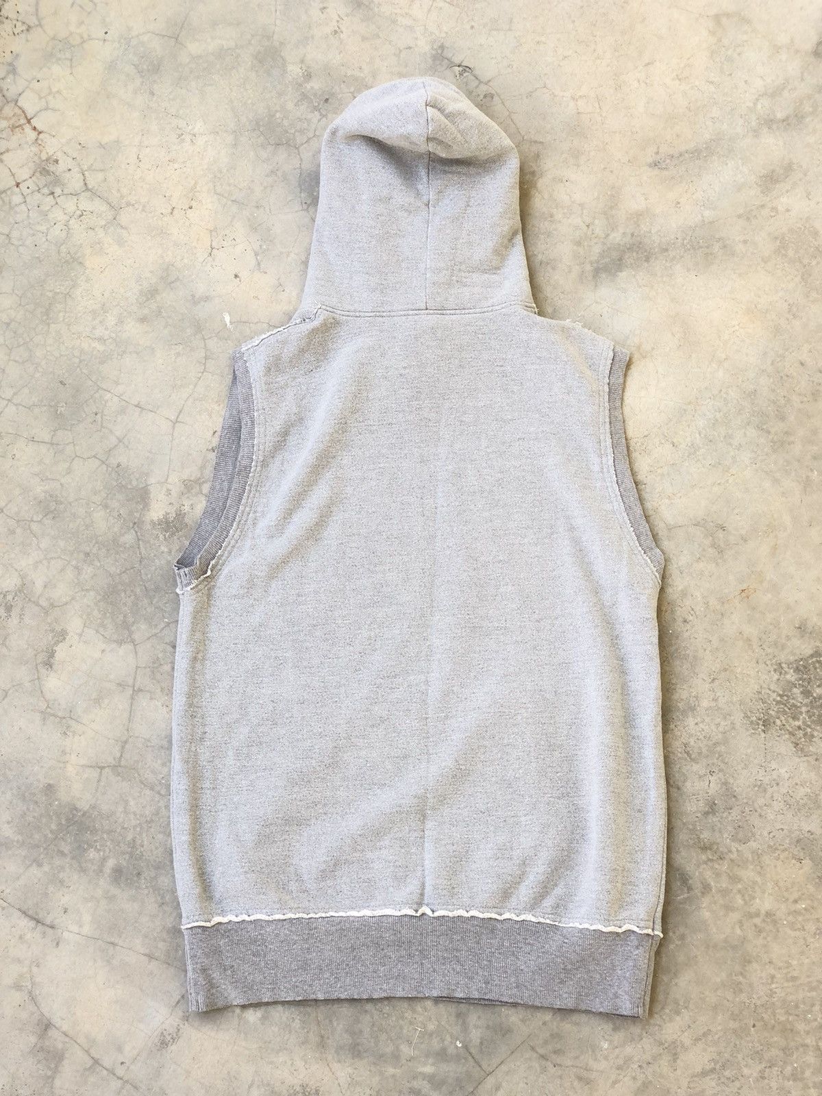 Hysteric Glamour Hysteric Glamour Roman Spellout Sleeveless Grey Hoodie Size US M / EU 48-50 / 2 - 4 Thumbnail