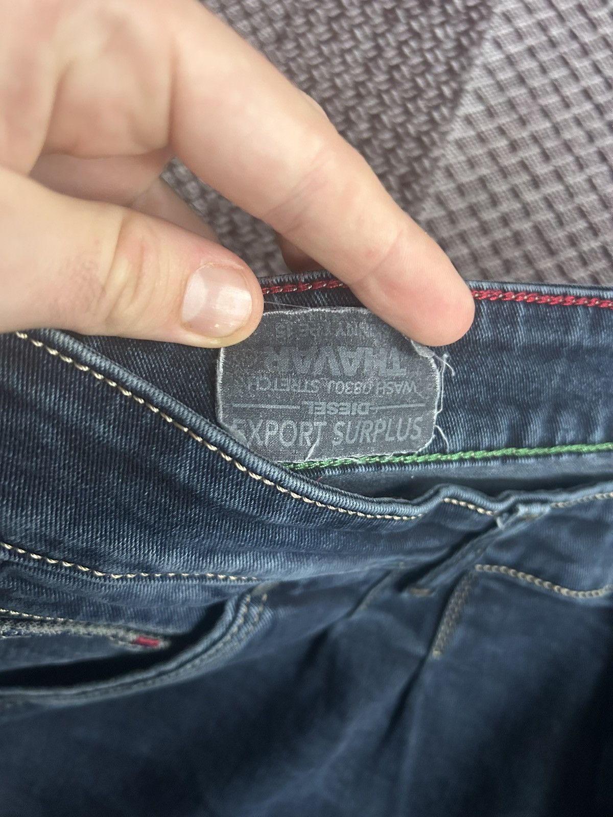 Diesel Vintage Diesel Thavar Export Surplus Denim Jeans Size 36 Size US 36 / EU 52 - 12 Thumbnail