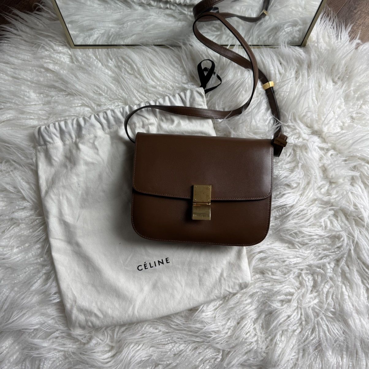 Celine Authentic Celine Classic Box Leather Bag Size ONE SIZE - 1 Thumbnail
