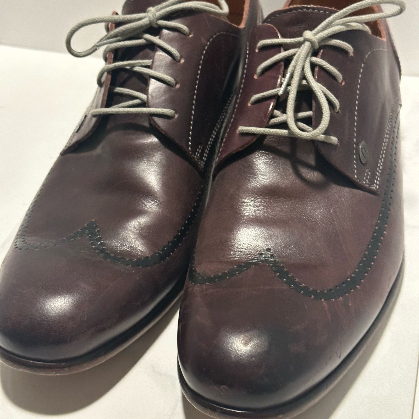 Bacco Bucci BACCO BUCCI Men's Dress Shoes Sz13 Vero Cuoio Brown Leather Size US 13 / EU 46 - 9 Thumbnail