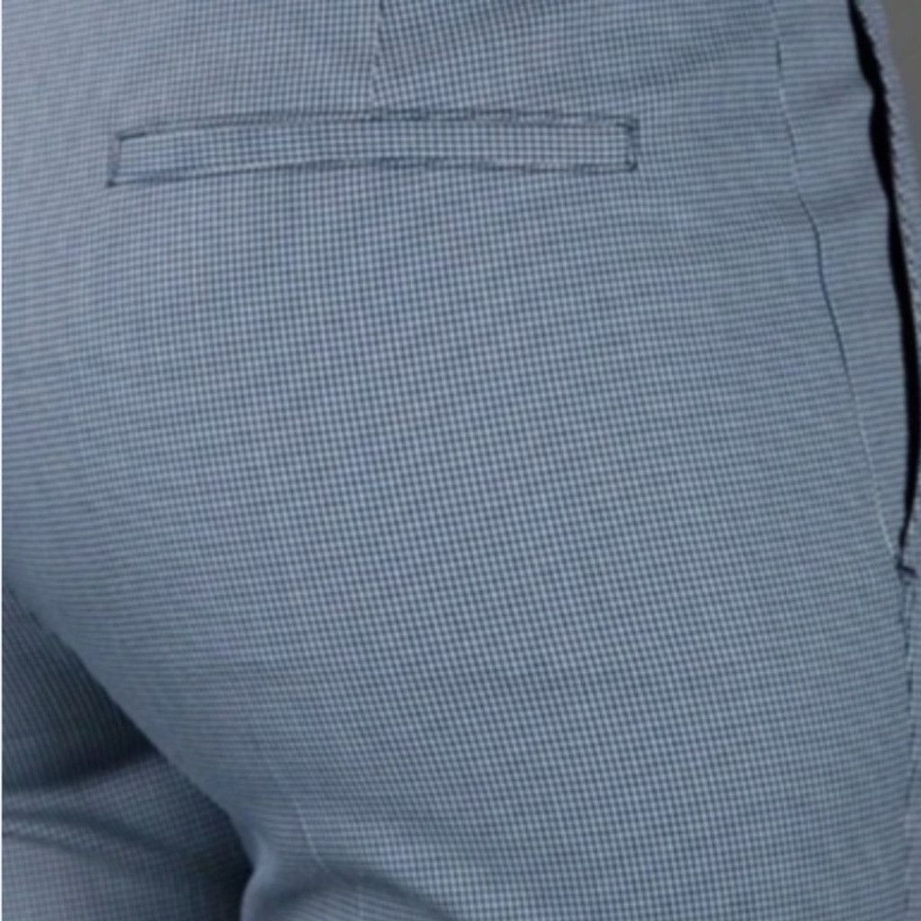 RED Valentino RED VALENTINO Mini Mid Waist Chino White Grey Blue Pants 40 Size 40" / US 18 - 3 Thumbnail