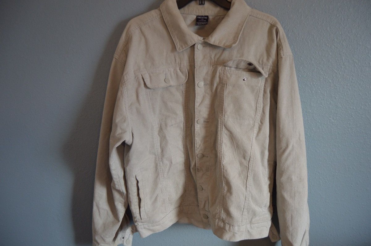 Ring Of Fire Ring of Fire Beige Casual Jacket Size US L / EU 52-54 / 3 - 3 Thumbnail
