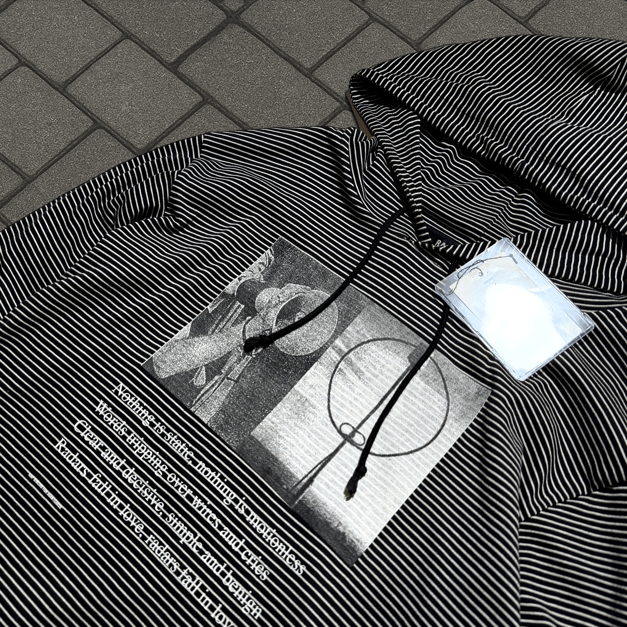 Raf Simons SS05 Raf Simons Avant Garde Striped Hoodie Size US M / EU 48-50 / 2 - 2 Thumbnail