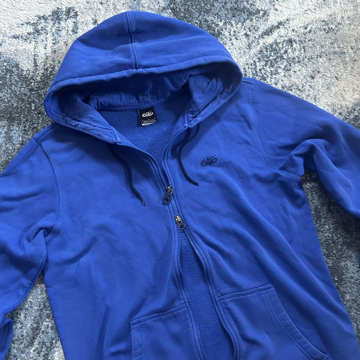 Nike 2012 NiKE 6.0 FADED ROYAL BLUE YKK ViSLON DOUBLE ZiP HOODiE Size US L / EU 52-54 / 3 - 1 Thumbnail