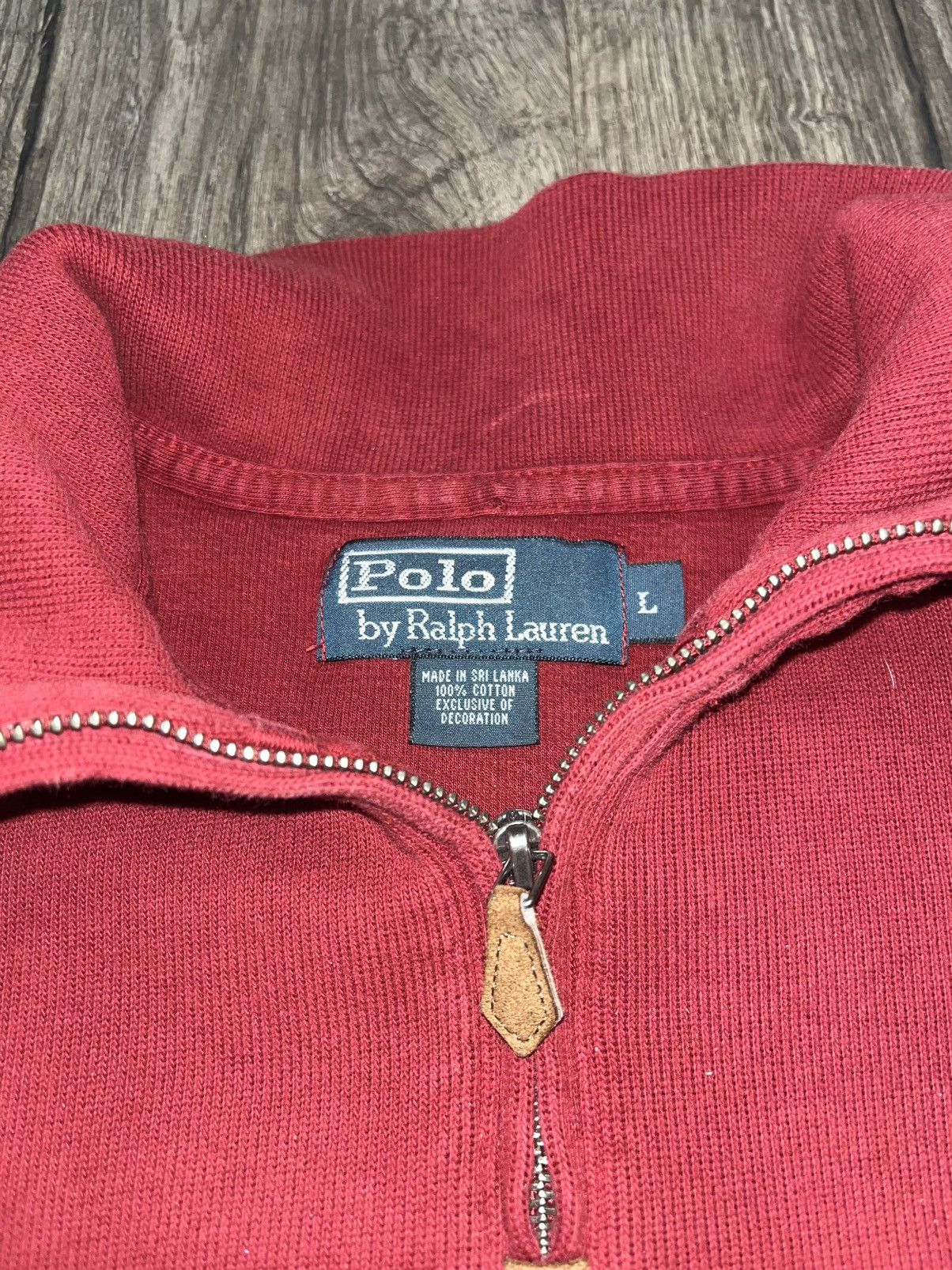 Polo Ralph Lauren Polo Ralph Lauren Quarter Zip Up Size US L / EU 52-54 / 3 - 3 Thumbnail