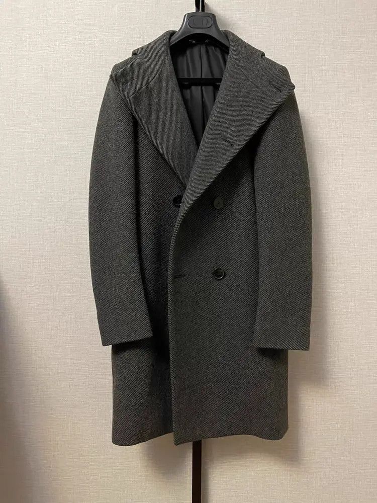 Dior Sz 44 Dior Homme 04AW Hooded Wool Coat Size US S / EU 44-46 / 1 - 1 Thumbnail
