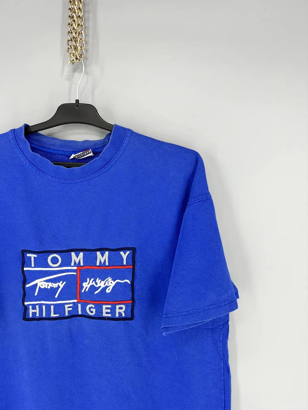 Tommy Hilfiger Vintage 90’s Tommy Hilfiger Big Flag Logo T-shirt Size US M / EU 48-50 / 2 - 5 Thumbnail