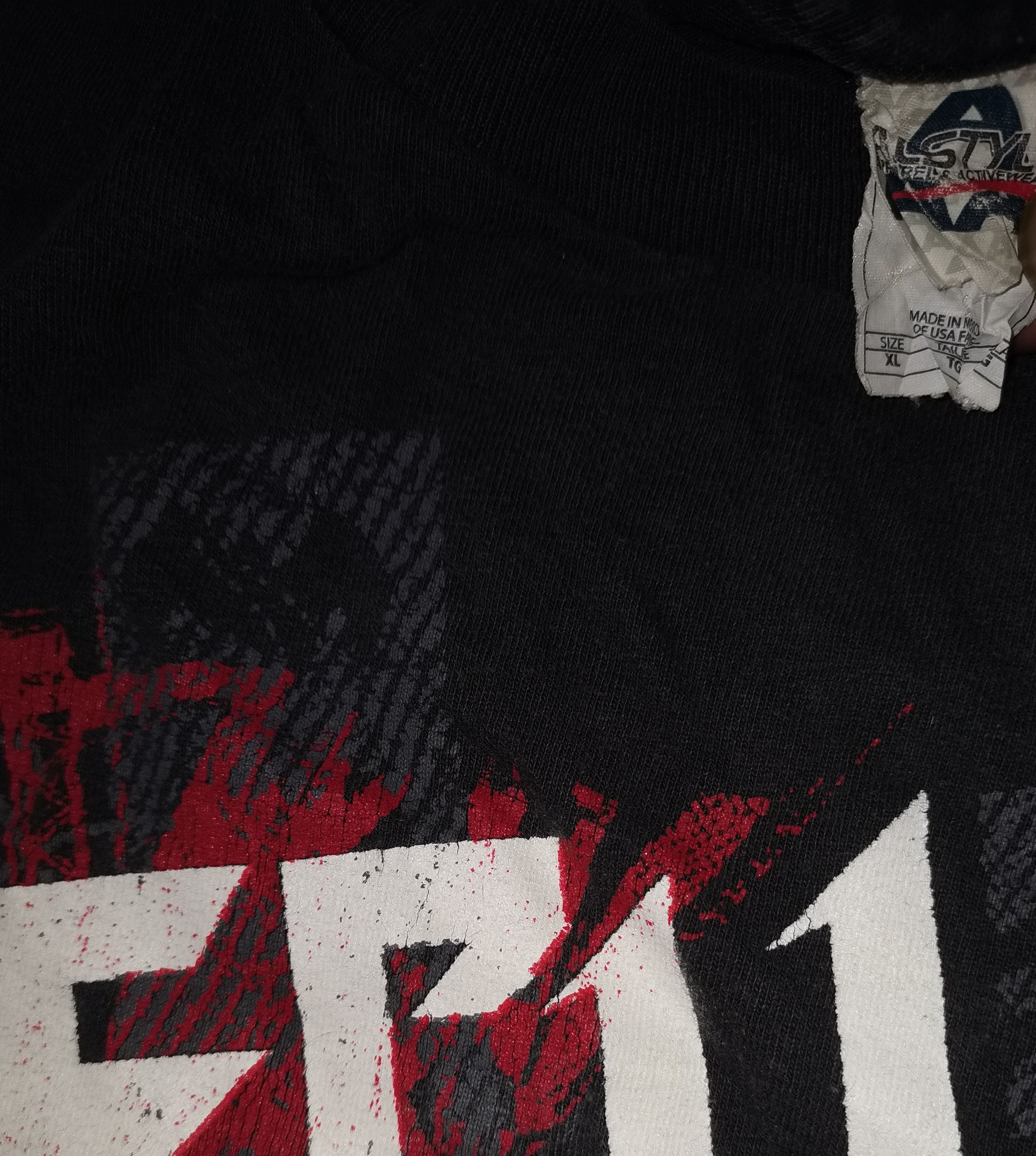 Rap Tees × Vintage Tech nine strange music record shirt Size US XL / EU 56 / 4 - 3 Thumbnail