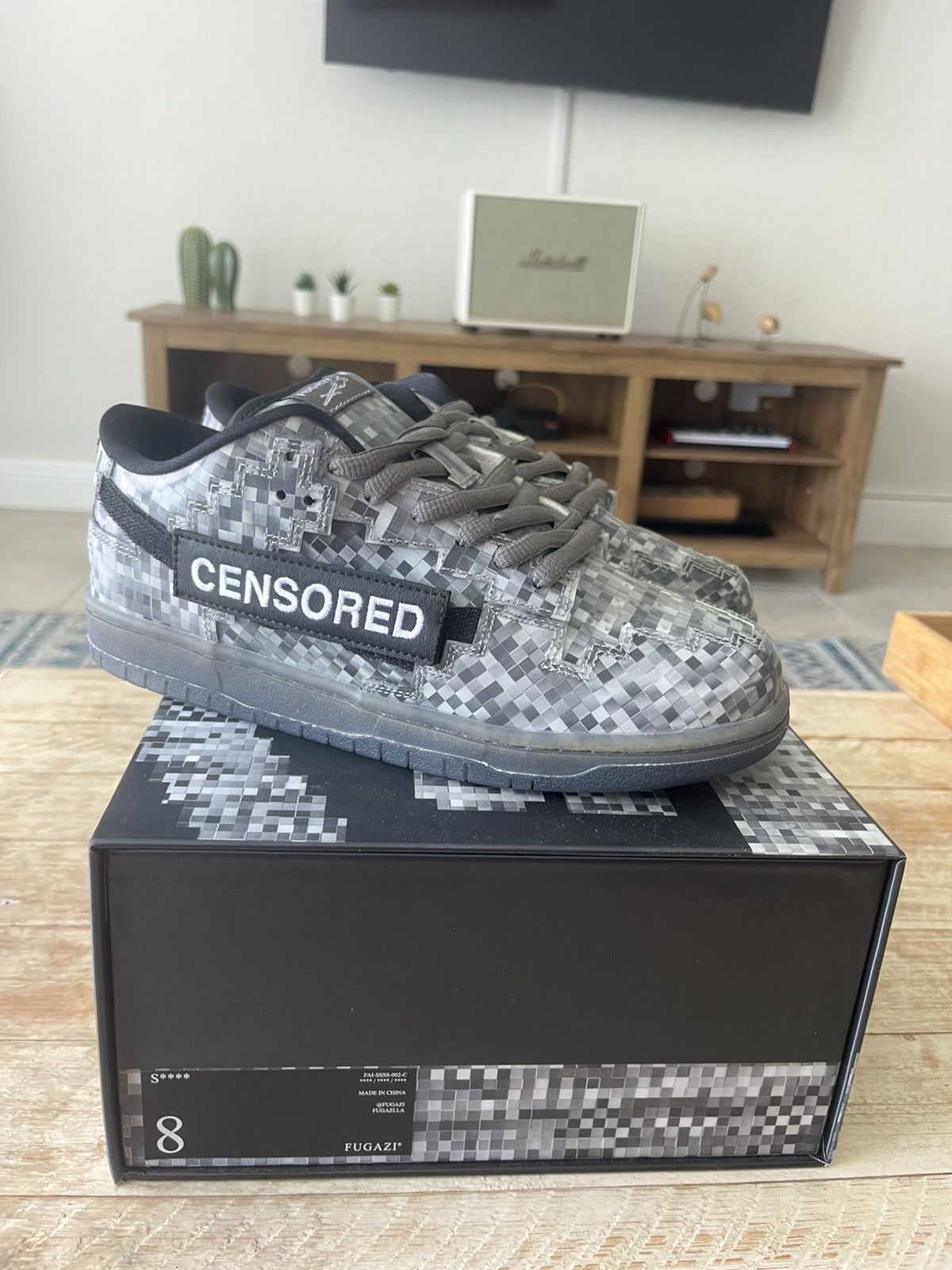 Fugazi Dunk Low S**** Censored Slugs Size US 8 / EU 41 - 4 Thumbnail