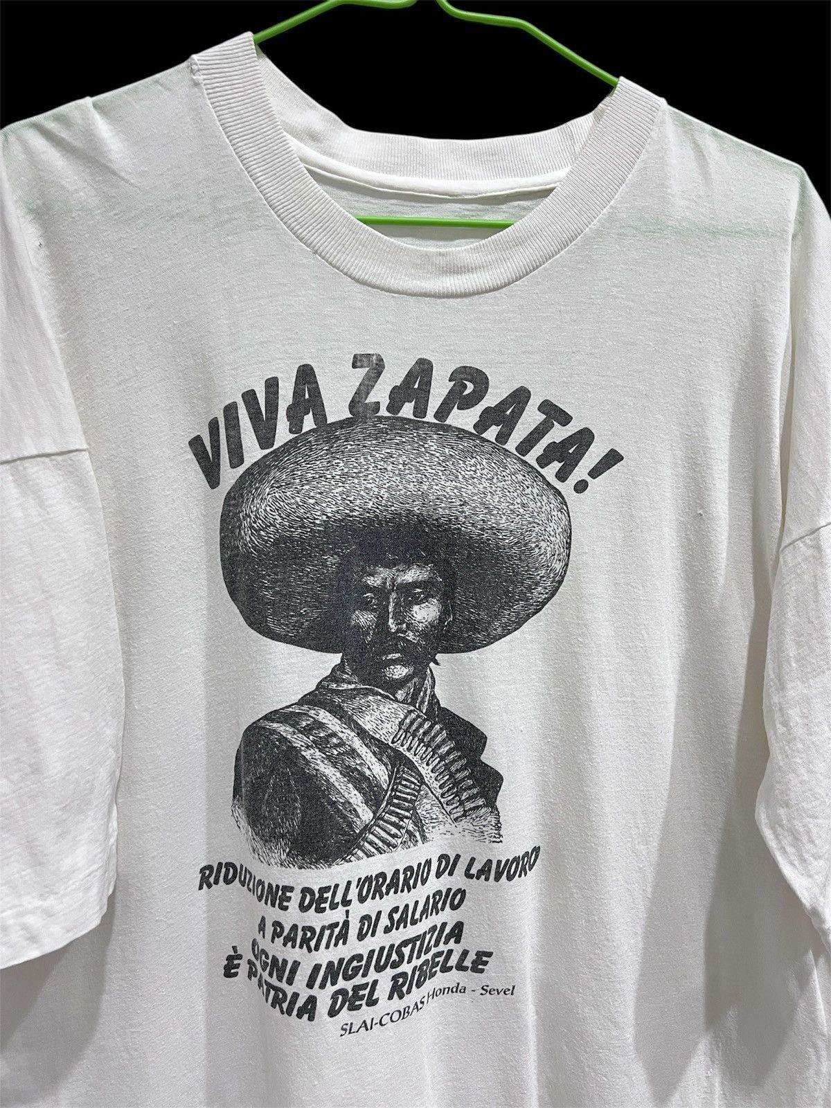 Rage Against The Machine Vintage 90s Villa Zapata Mexican revolutionary Tee EZLN Size US XL / EU 56 / 4 - 1 Thumbnail