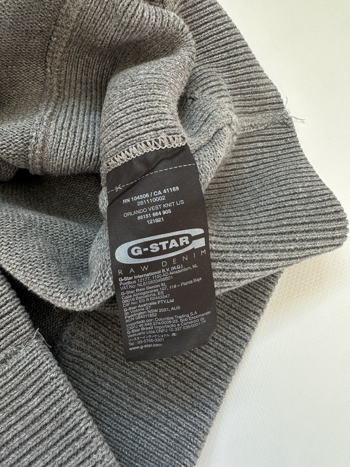 G-Star G-Star Raw knitted big logo vintage sweater Size US S / EU 44-46 / 1 - 11 Thumbnail