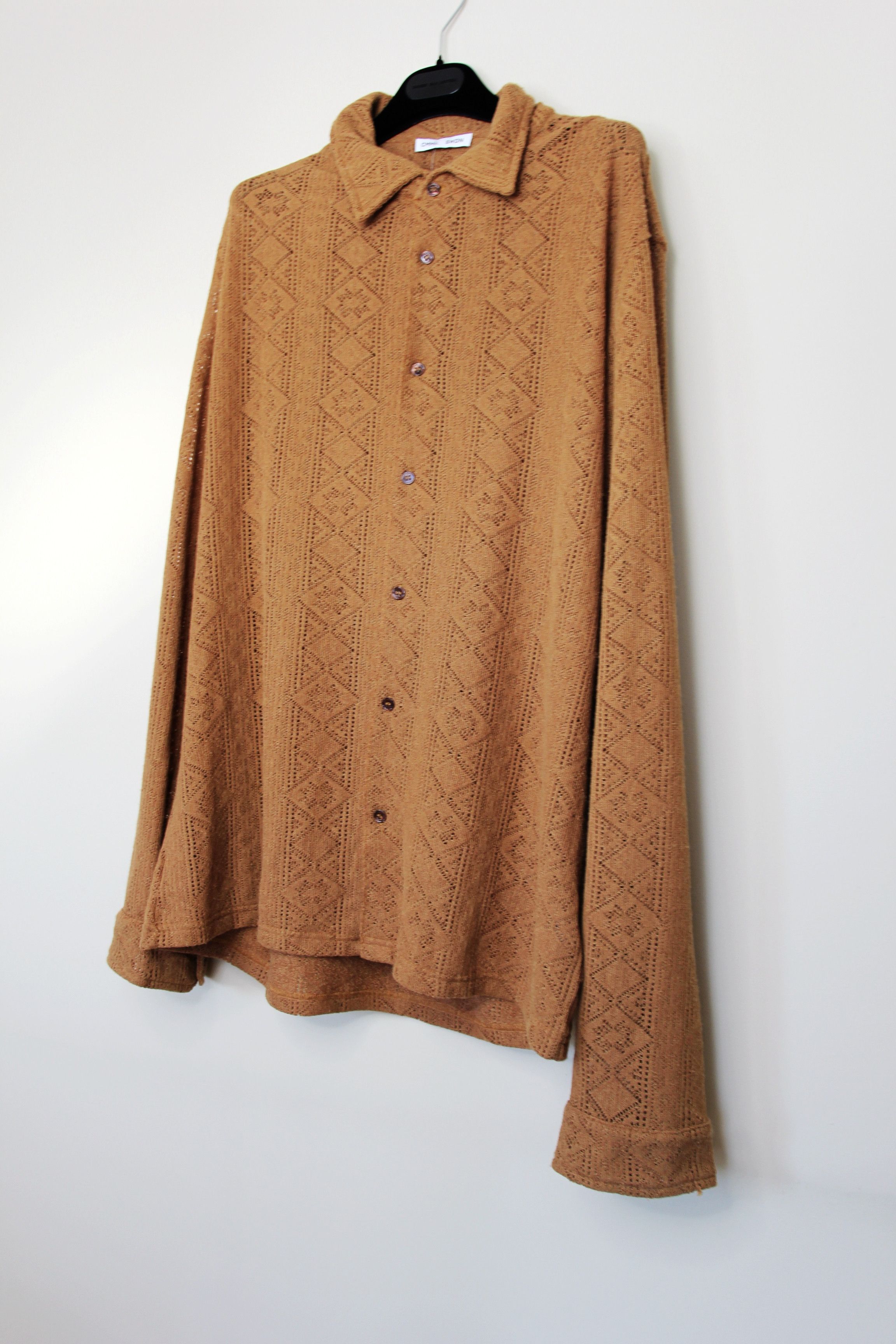 CMMN SWDN BNWT AW23 CMMN SWDN DILAN OPENWORK KNIT SHIRT 50 Size US M / EU 48-50 / 2 - 5 Thumbnail