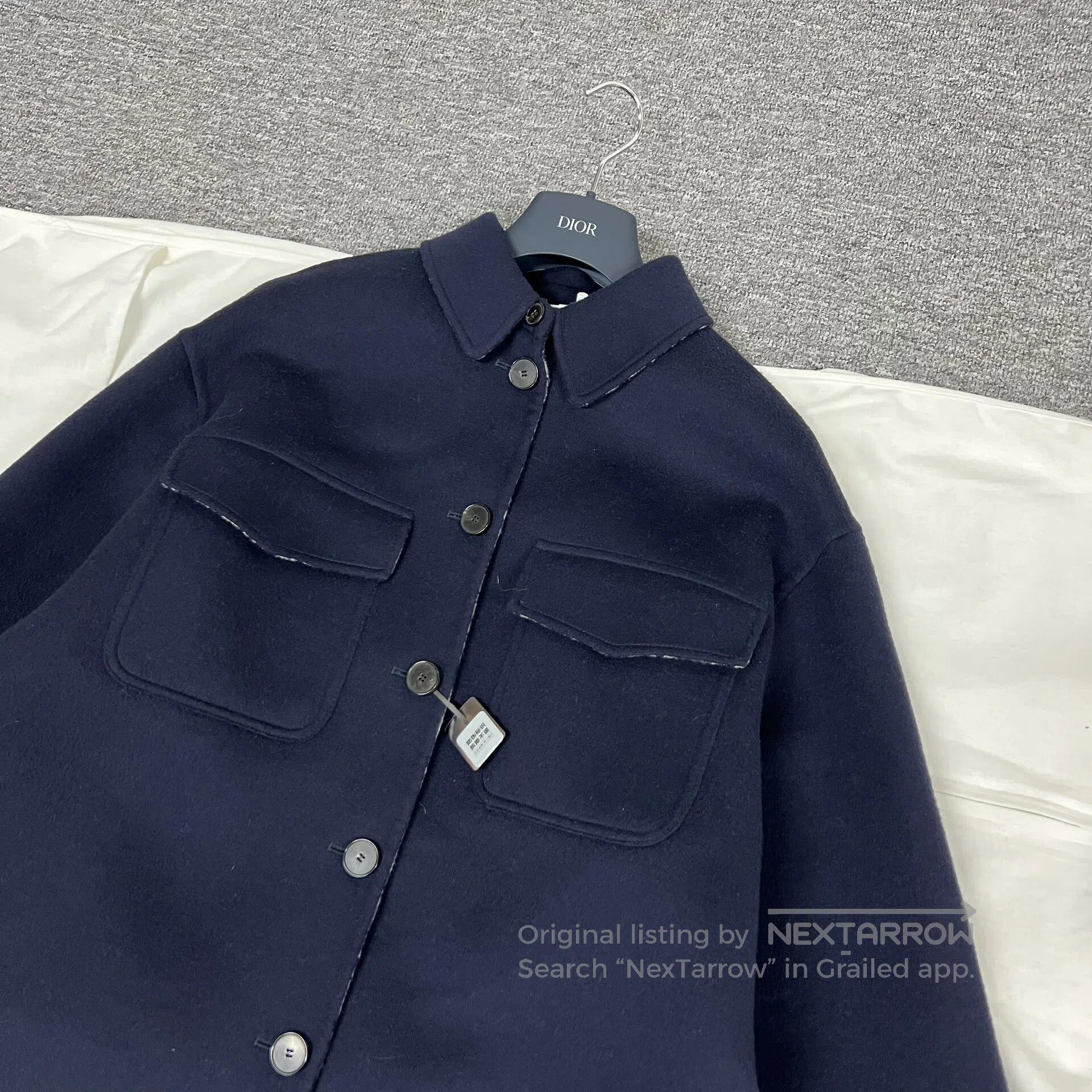 Dior Dior Blue-cerulean cashmere coat| Size US M / EU 48-50 / 2 - 4 Thumbnail