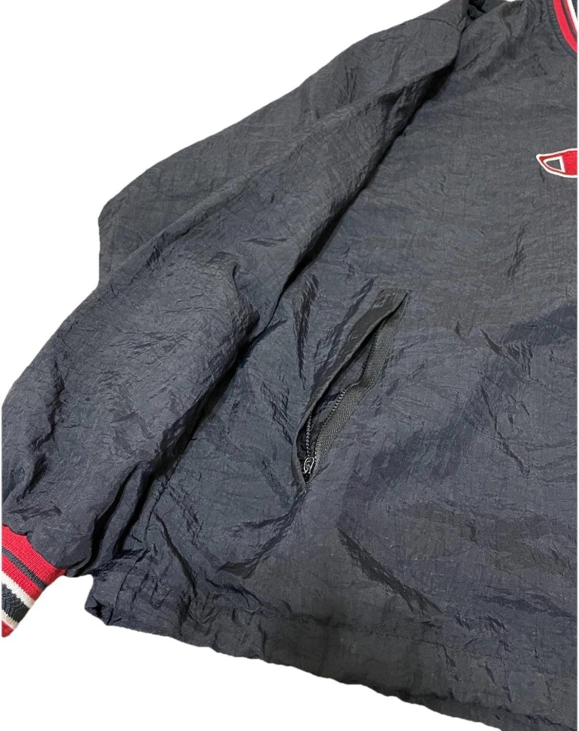 Champion × Vintage Vintage Champion Spellout Pullover Mens L Black Windbreaker Size US L / EU 52-54 / 3 - 2 Thumbnail