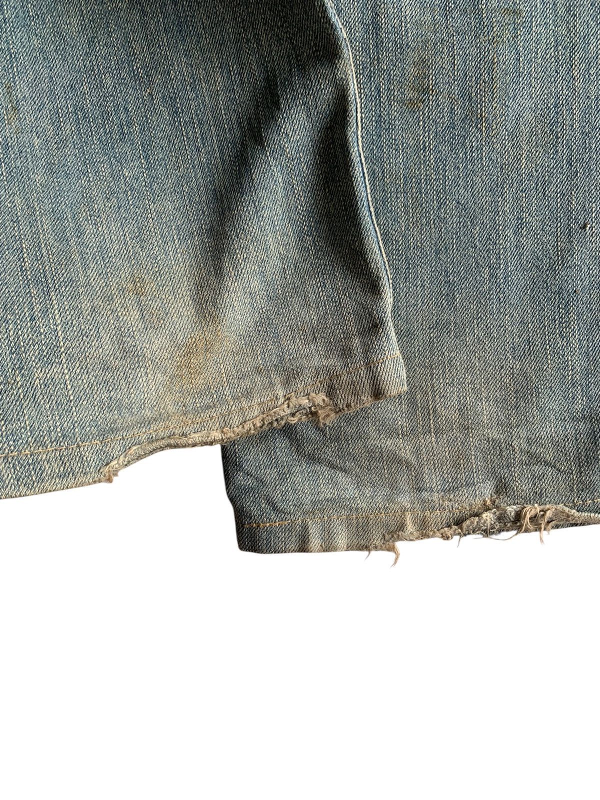 Edwin VINTAGE EDWIN SELVEDGE 505Z FADED&RUSTY DISTRESSED DENIM Size US 30 / EU 46 - 21 Thumbnail