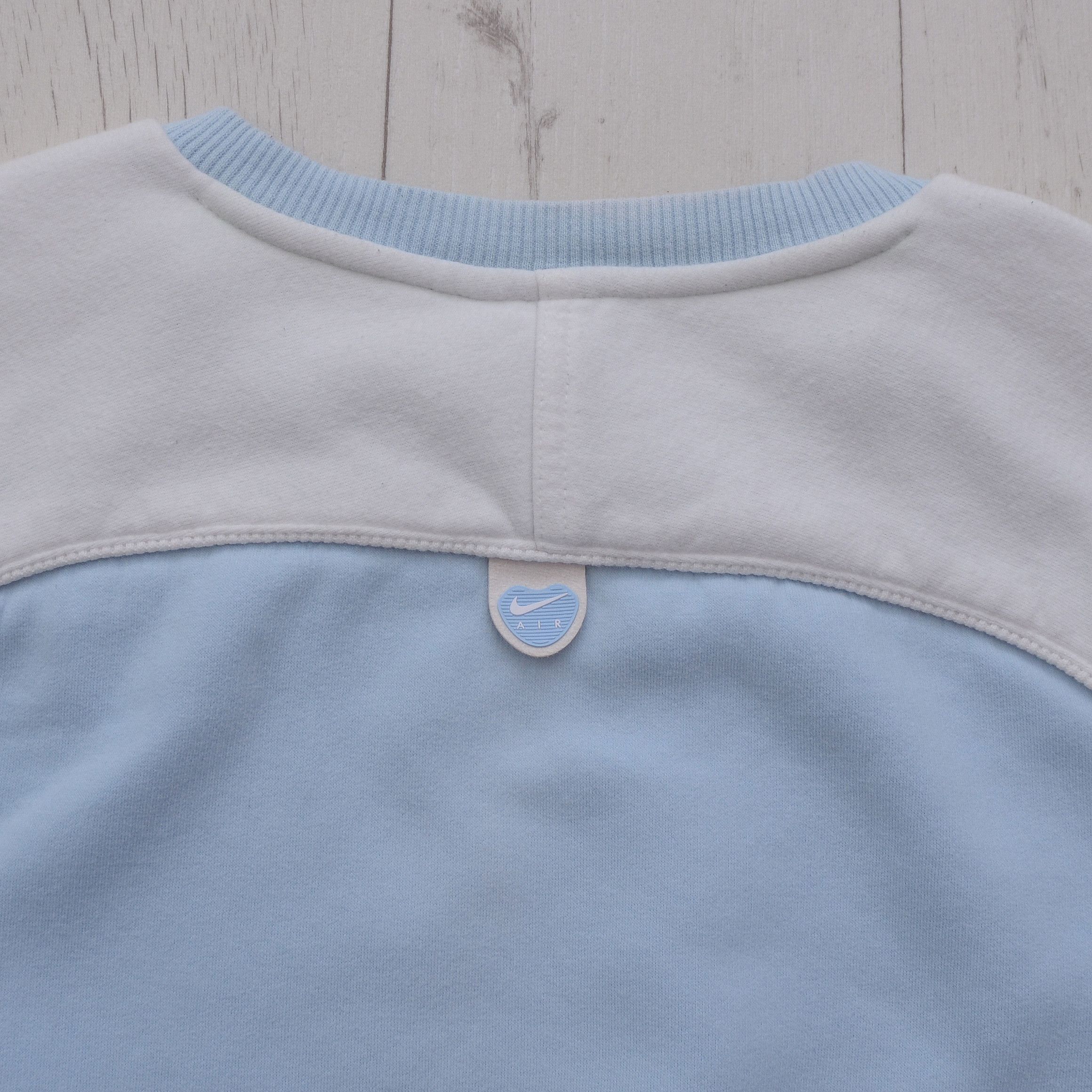 Nike × Vintage Vintage NIKE AIR SWOOSH BIG Logo Raglan Sweatshirt Size M / US 6-8 / IT 42-44 - 8 Thumbnail