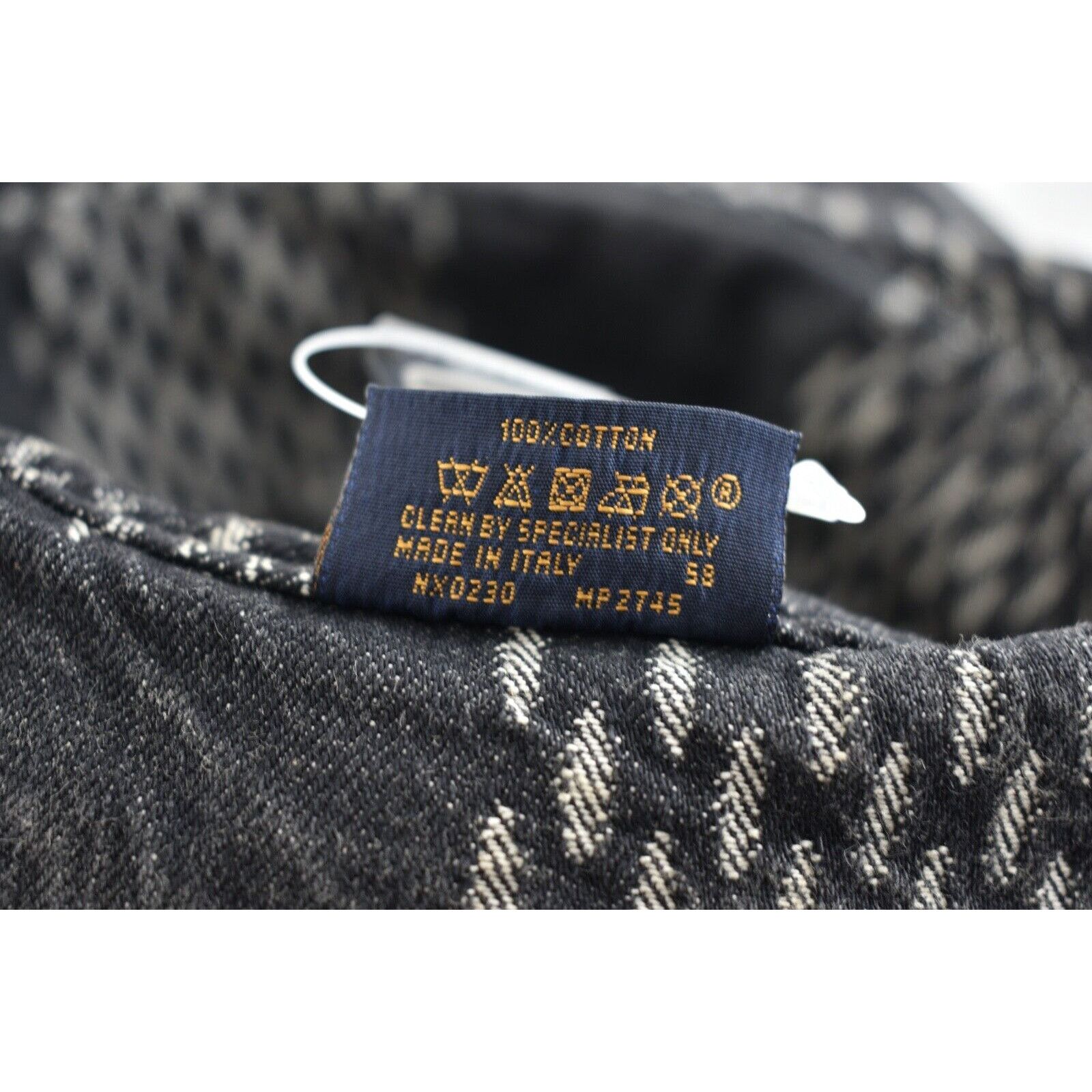 Louis Vuitton Louis Vuitton Nigo Black Monogram Logo Sun Bucket Hat M 58cm Size ONE SIZE - 12 Thumbnail