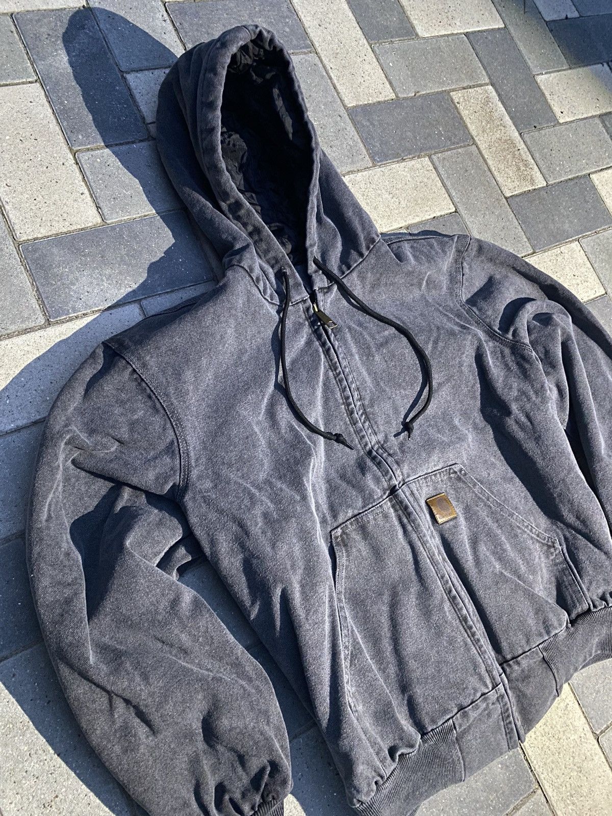 Carhartt Vintage 90s Carhartt Jacket Hooded Zip Up Men's M Size US M / EU 48-50 / 2 - 5 Thumbnail