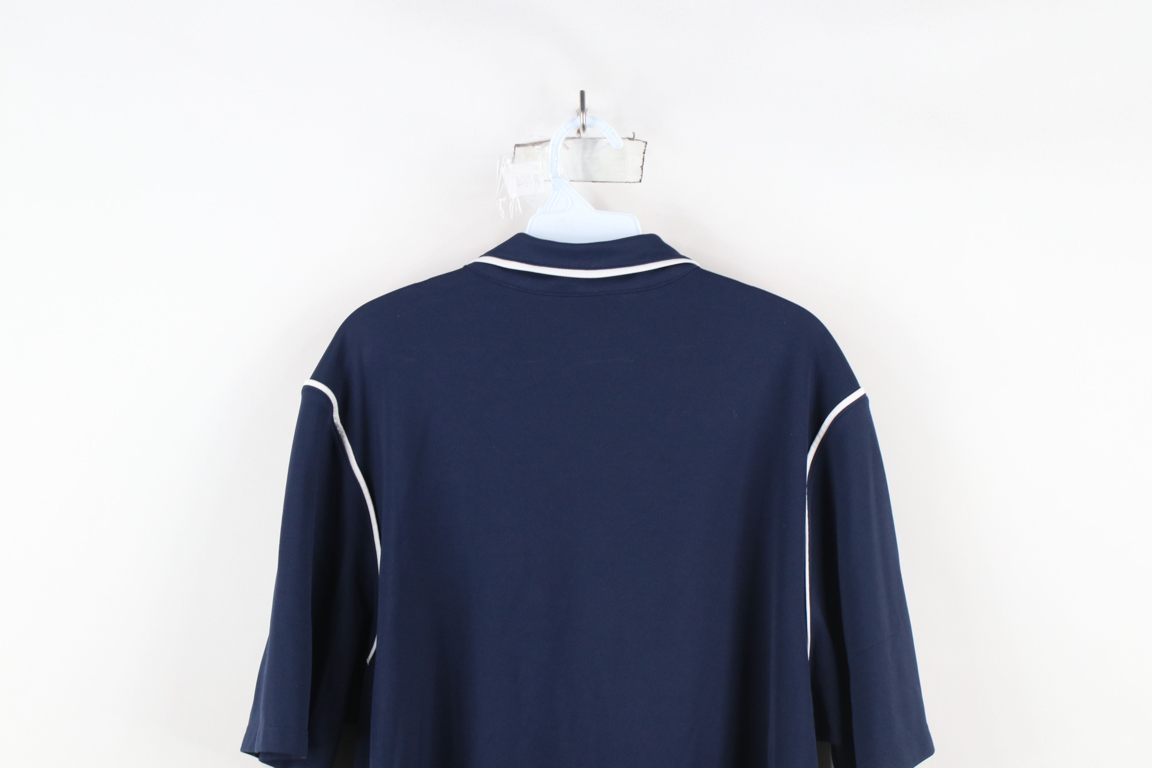 Nike × Vintage Nike Xavier University Baseball Short Sleeve Polo Shirt Size US L / EU 52-54 / 3 - 13 Thumbnail