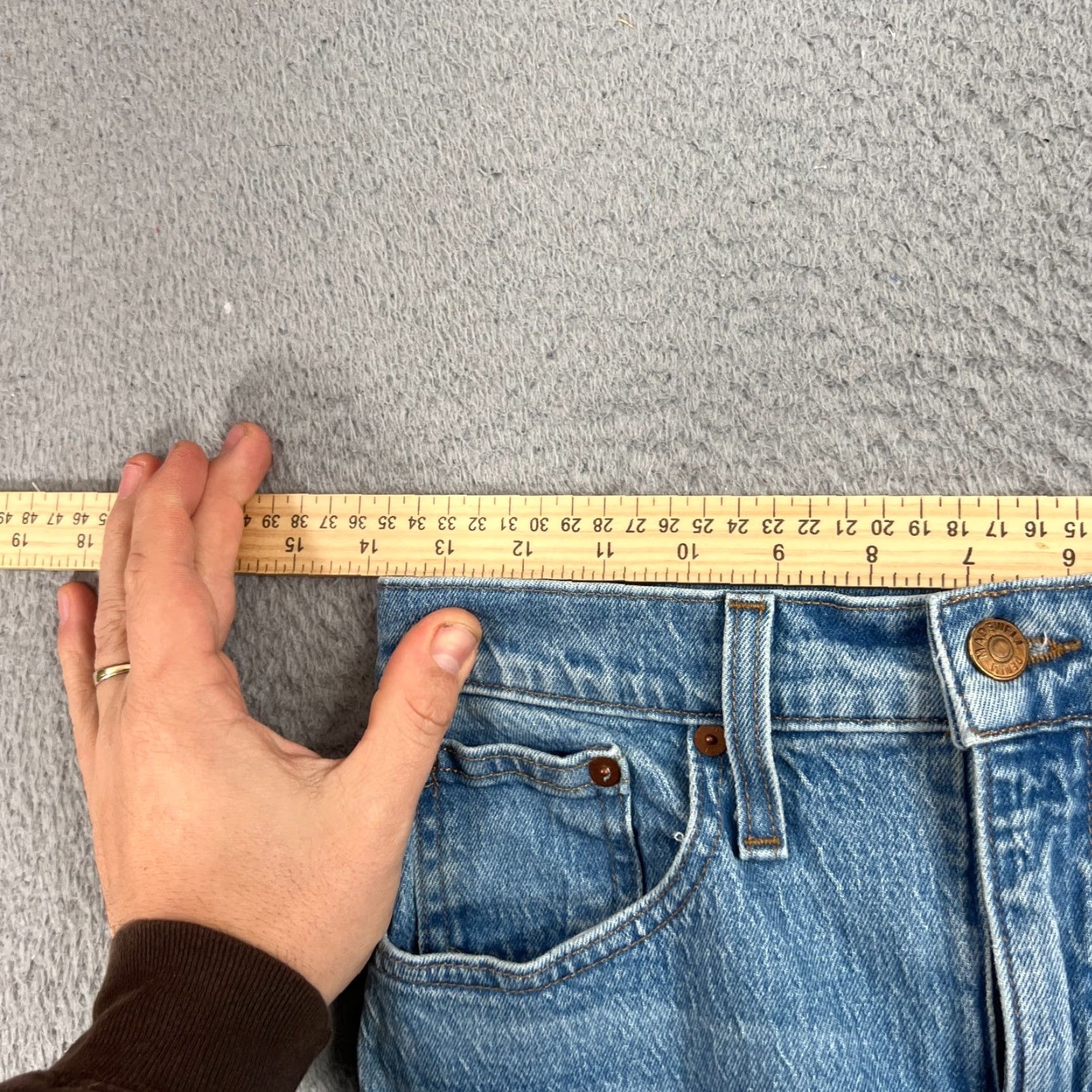 Madewell Madewell Jeans Women's 25 Blue Denim Balloon High Waisted Preppy Retro Jeans Womens 25 Blue Denim Balloon High Waisted Preppy Retro Bag Size 42" / US 20 - 5 Thumbnail