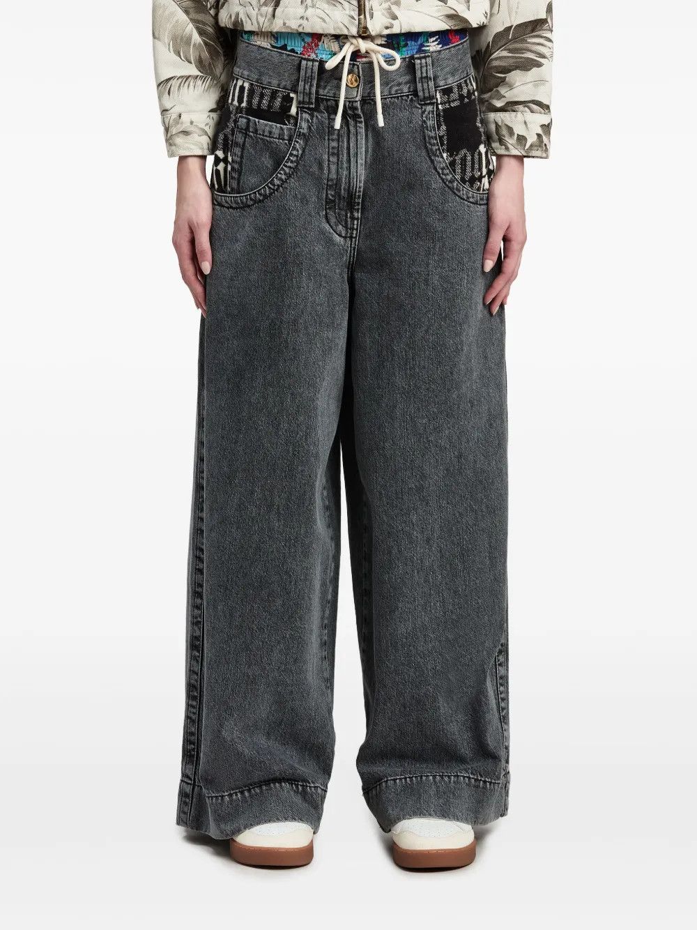 Palm Angels o1y1125 Denim Pant in Black Size 24" / US 00 / IT 34 - 2 Thumbnail