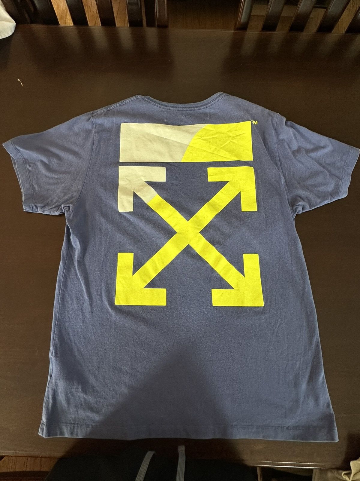 Off-White Off White Blue Double Arrows T-Shirt Size US XXL / EU 58 / 5 - 2 Thumbnail