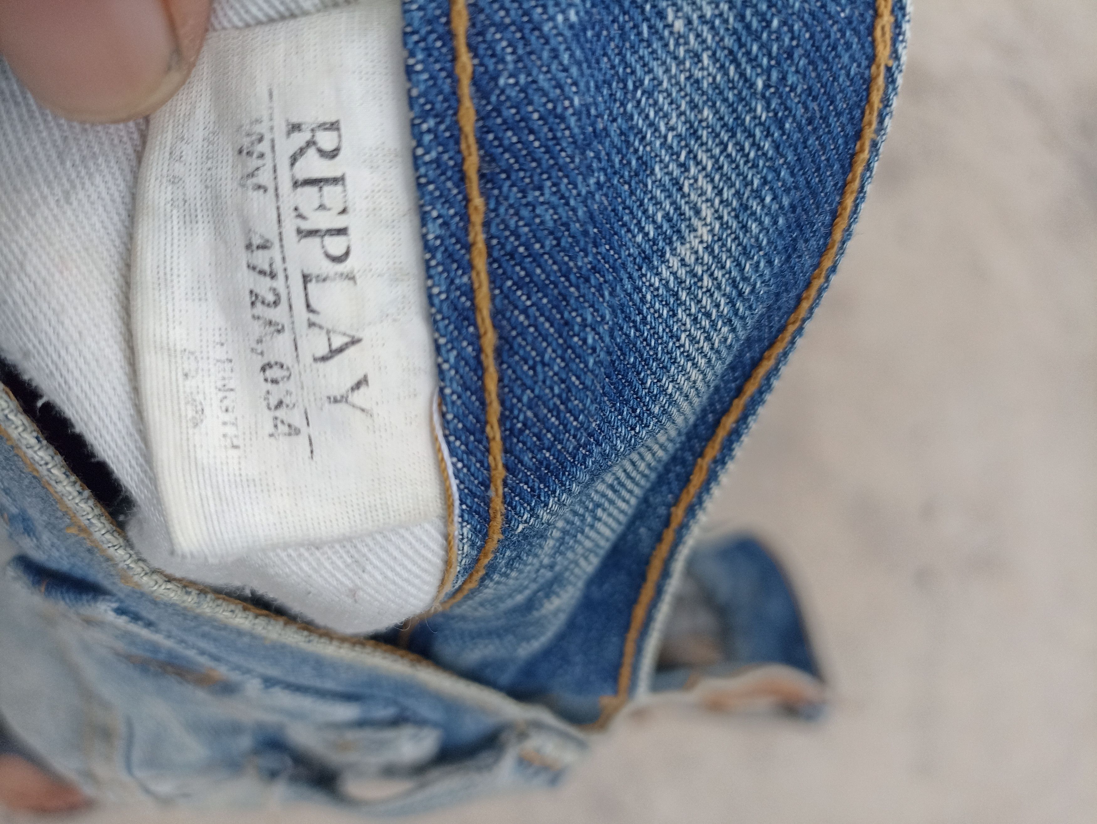 Replay Vintage Replay Jeans distressed denim Size US 30 / EU 46 - 16 Thumbnail
