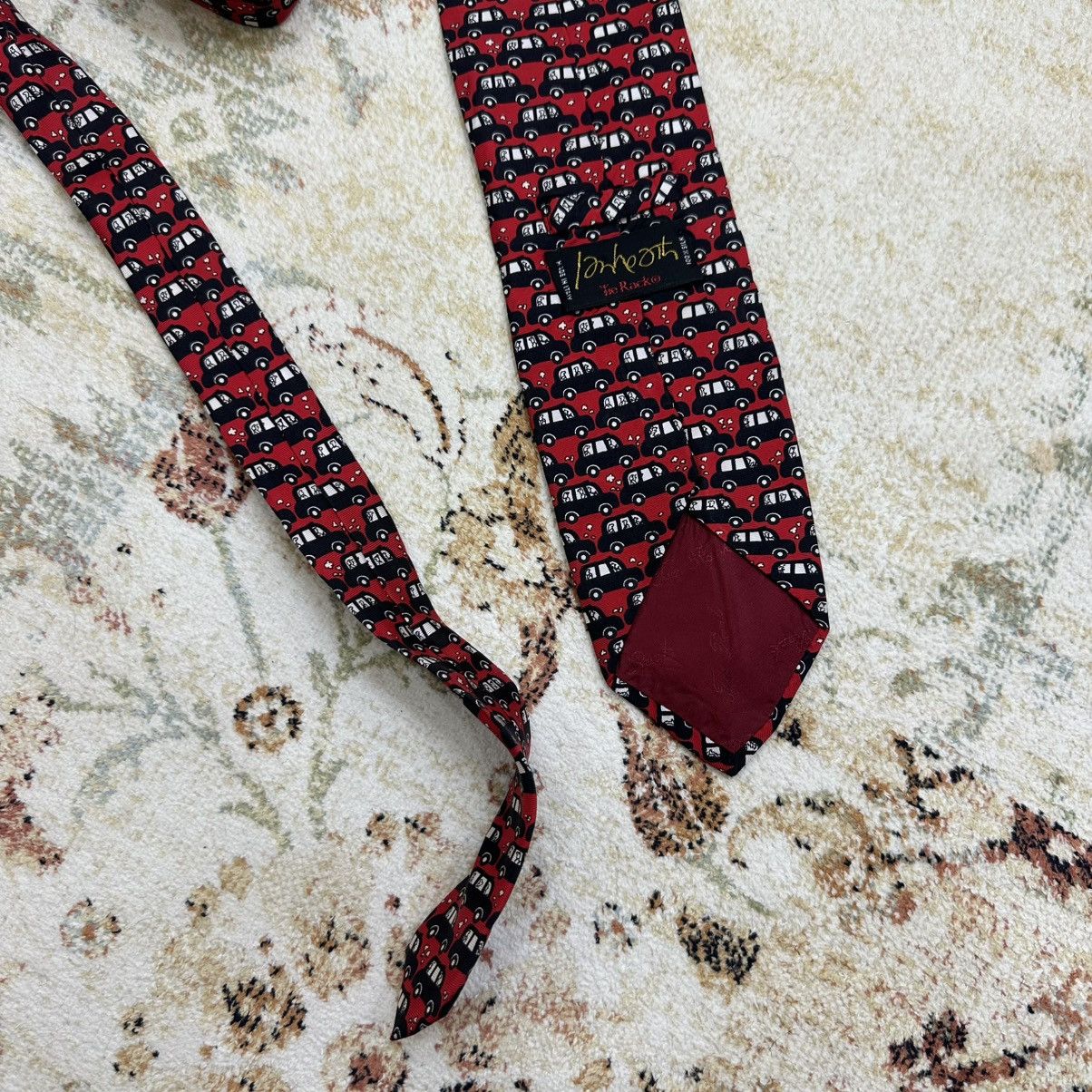 Vintage Vintage Ian Heath Rack London Tie Silk Double Decker Italy Size ONE SIZE - 8 Thumbnail