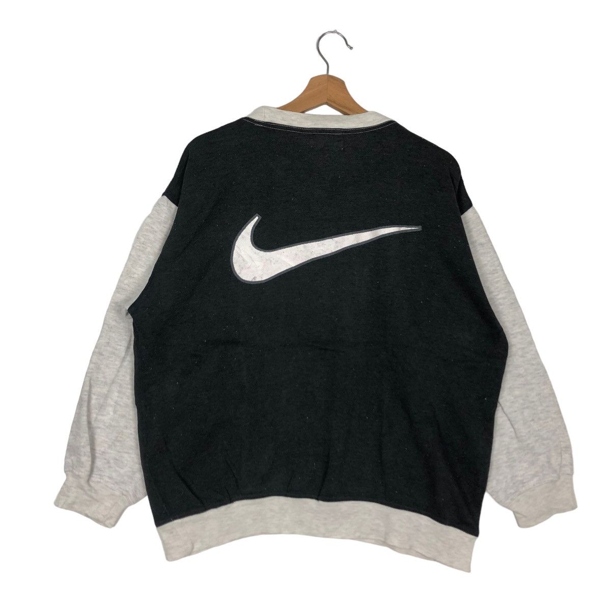 Nike 90’s Vintage Crewneck Sweatshirt Nike Big Swoosh Streetwear Size US M / EU 48-50 / 2 - 7 Thumbnail