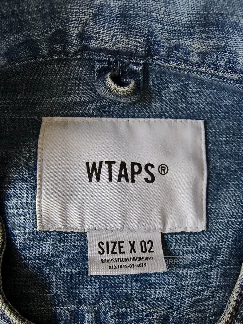 Wtaps Wtaps Washed denim windbreaker jacket Size US M / EU 48-50 / 2 - 4 Thumbnail