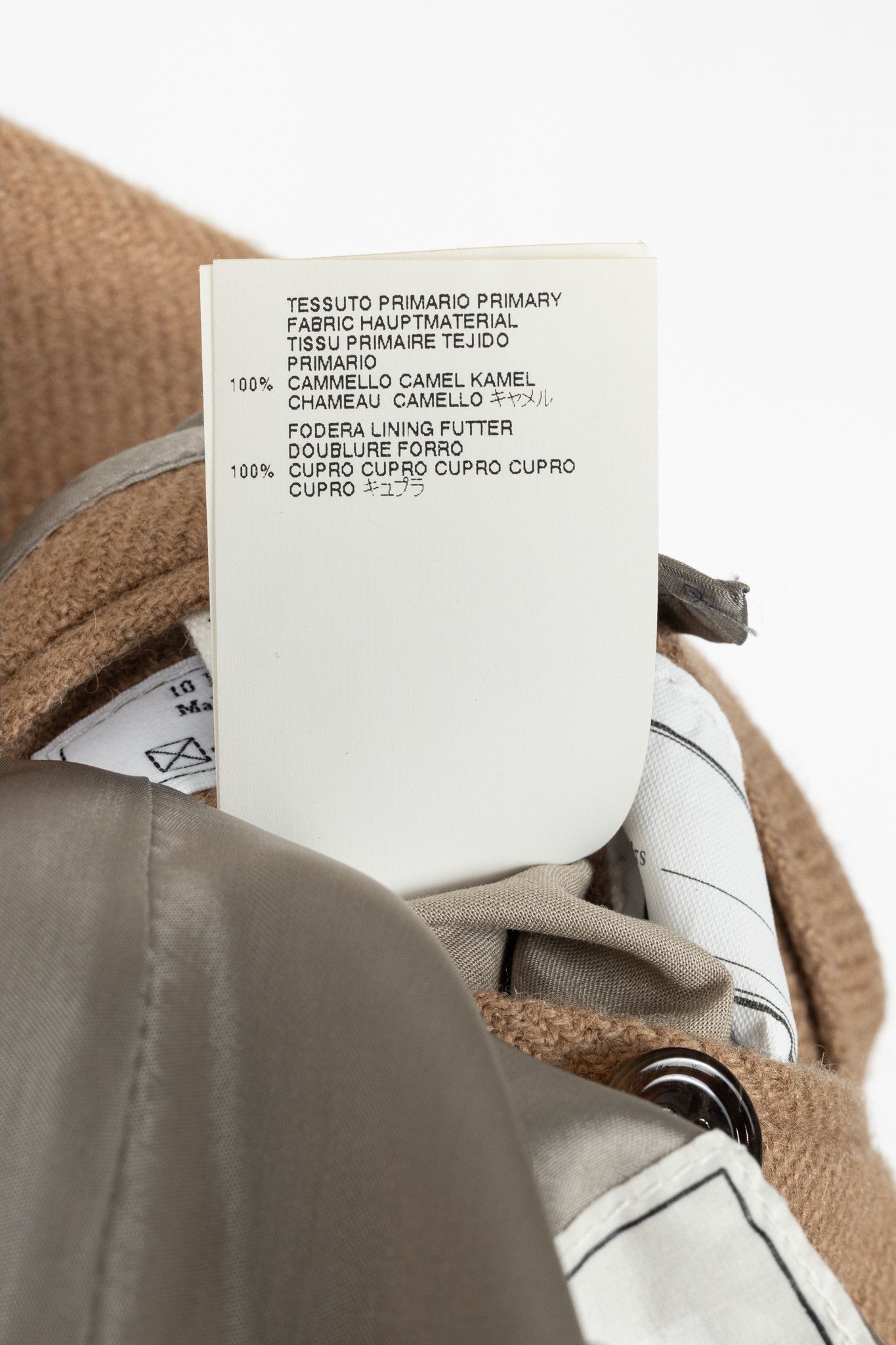 Maison Margiela Maison Margiela Tan Camel-Flannel Bespoke Blazer Size 40R - 10 Thumbnail