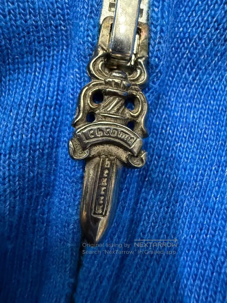Chrome Hearts CHROME HEARTS Blue limited Sanskrit horseshoe zipper coat Size US M / EU 48-50 / 2 - 7 Thumbnail