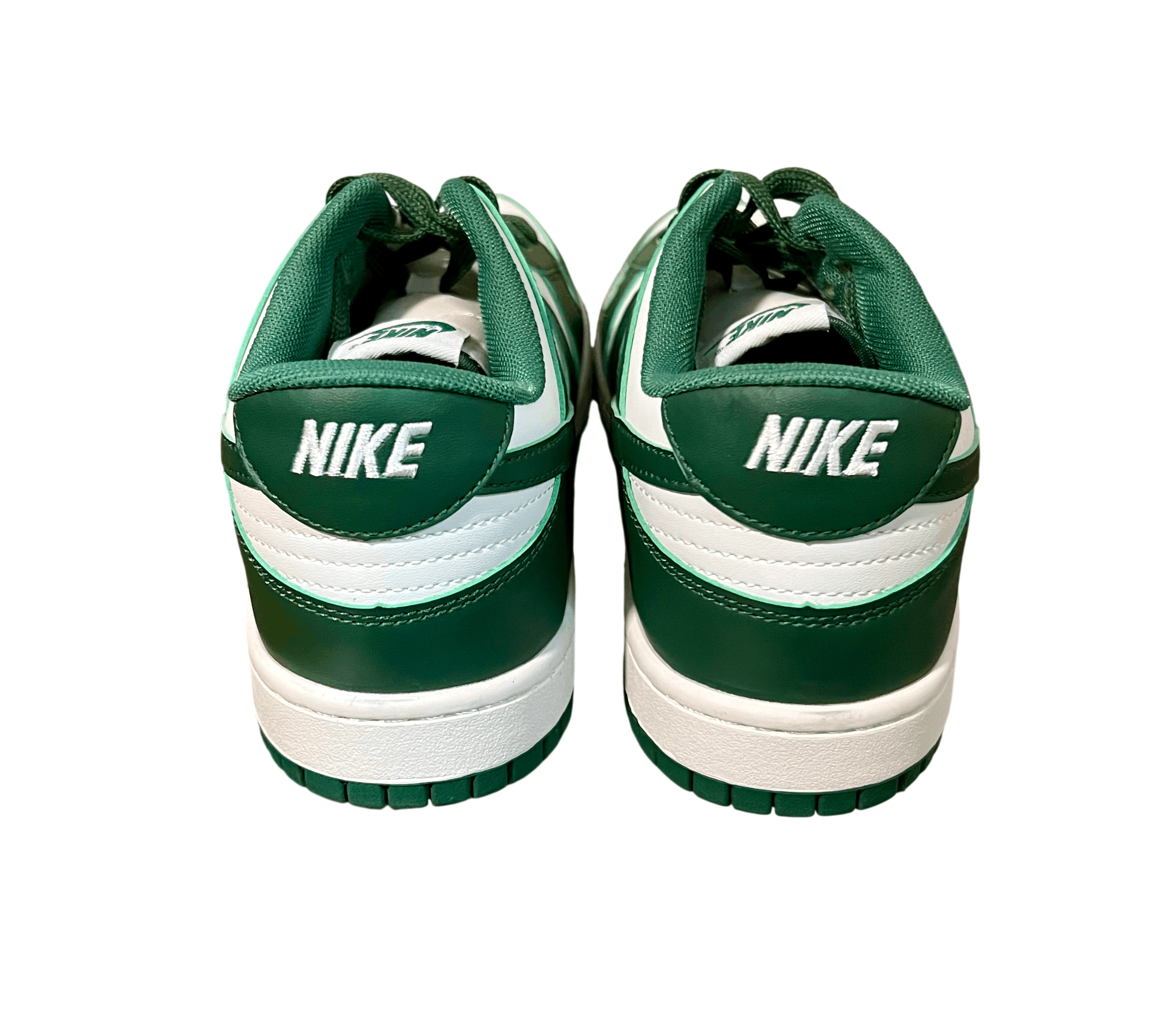 Nike Nike Dunk Low Top Team Green & White Retro Casual Shoes Size US 11 / EU 44 - 8 Thumbnail