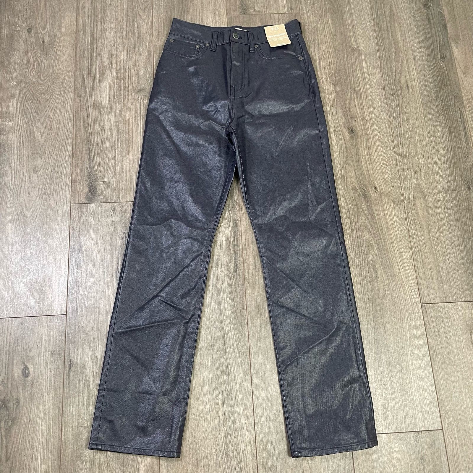 Madewell Madewell Coated 90s Midnight Blue Foil Jeans US Women's 25 Size 25" / US 0 / IT 36 - 1 Thumbnail
